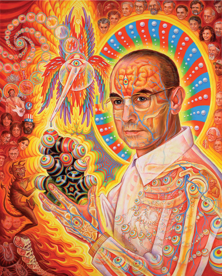 Alex Grey St Albert and the LSD Revelation Revolution, 2006 24 x 30 inches